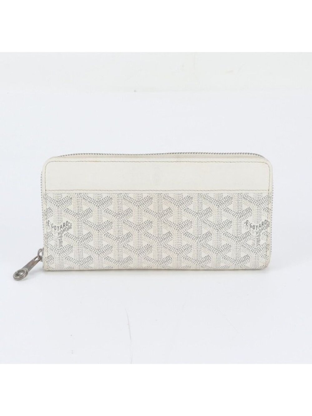 Goyard Matignon GM Wallet Herringbone Leather Zip Around